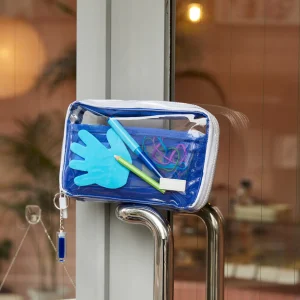 Clear Blue Drawer Pouch Áne