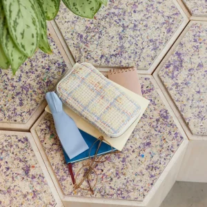 Iwate Home Spun Sherbet Tweed Small Drawer Pouch