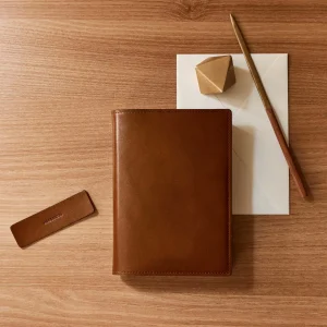 Leather Taut (Brown) A6 Original Size