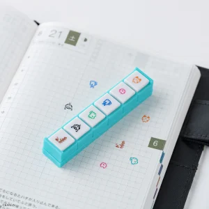 Tamagotchi Pochitto6 Push-Button Stamp (Tamagotchi) Kodomo no Kao x Hobonichi